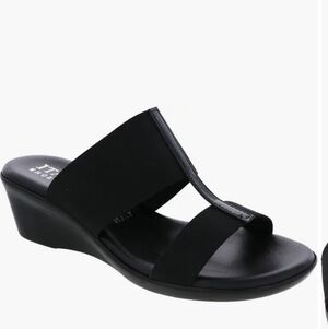 Black Italian Shoemakers Sandals